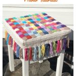 Crochet Stool Cover Photo Tutorial