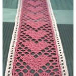 Crochet Sweetheart Lace Scarf Free Pattern