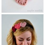 Crochet Valentine Hearts Free Pattern and Photo Tutorial