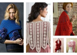 Valentine's Day Crochet Shawl Free Patterns