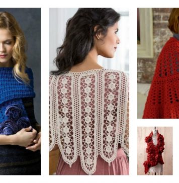 Valentine's Day Crochet Shawl Free Patterns