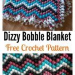 Dizzy Bobble Blanket Free Crochet Pattern