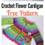 Free Crochet Flower Cardigan Sweater Pattern