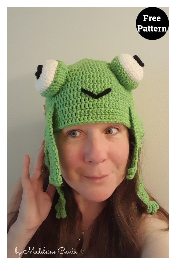 Frog Hat Free Crochet Pattern