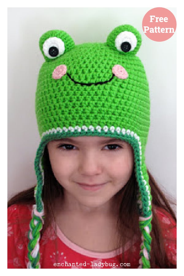 Frog Hat Free Crochet Pattern