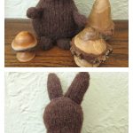 Knitted Chocolate Bunny Free Pattern