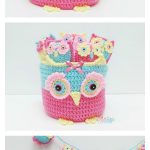 Owl Basket Crochet Pattern