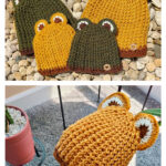 Ribbit Beanie Free Crochet Pattern