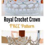 Pretty Royal Crochet Crown FREE Pattern