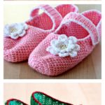 Simple Crochet Slippers Free Pattern