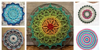 10+ Colorful Mandala Free Crochet Patterns