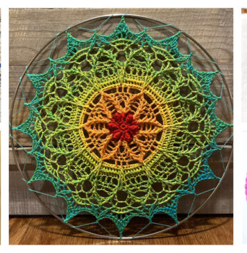 10+ Colorful Mandala Free Crochet Patterns