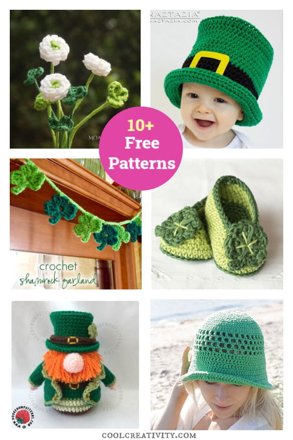 10+ St. Patrick’s Day Crochet Free Patterns 
