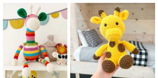 Adorable Crochet Giraffe Amigurumi Free Pattern