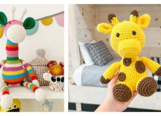 Adorable Crochet Giraffe Amigurumi Free Pattern