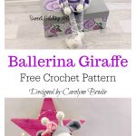 Ballerina Giraffe Free Crochet Pattern