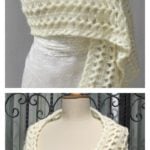 Bridal Wrap Hairpin Crochet Shawl