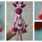 Adorable Crochet Hearty Giraffe Amigurumi Free Pattern