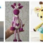 8 Crochet Adorable Hearty Giraffe Free Pattern