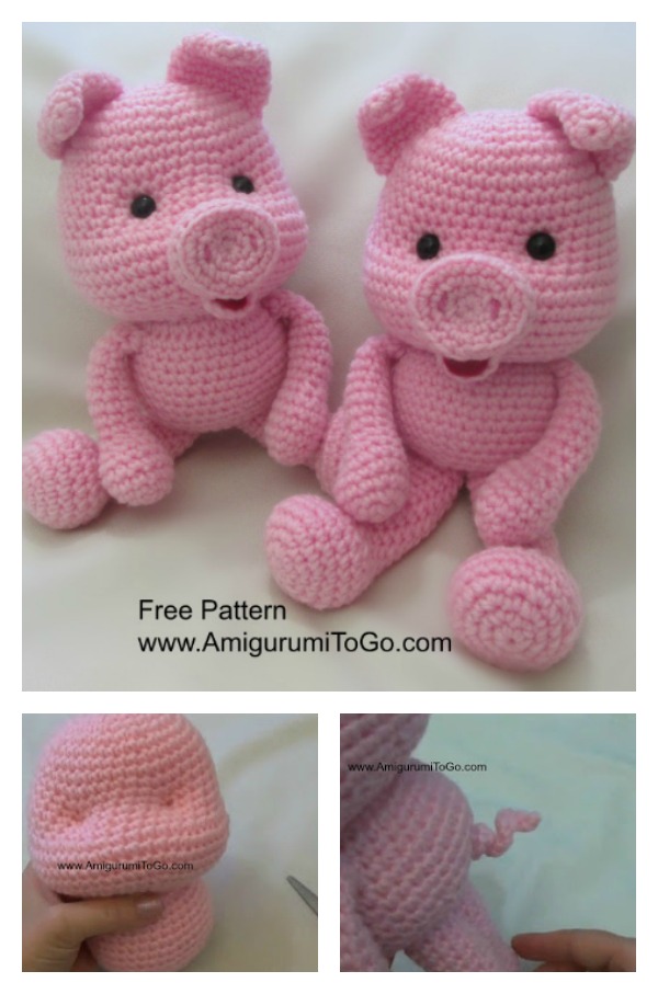 Crochet Along Amigurumi Pig Free Pattern