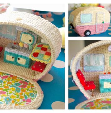 Amazing Crochet Mini Caravan Free Pattern