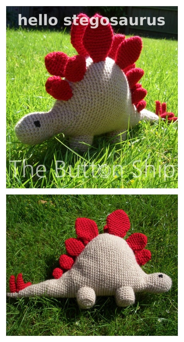 Crochet Amigurumi Dinosaur Free Patterns