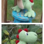 Crochet Amigurumi T-Rex Dinosaur Rattle Free Pattern