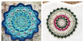 Crochet Colorful Mandala FREE Patterns