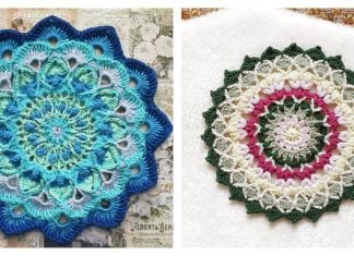 Crochet Colorful Mandala FREE Patterns