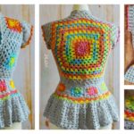 Crochet Garden Party Jacket Free Pattern