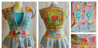 Crochet Garden Party Jacket Free Pattern