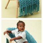 Crochet Hairpin Lace Baby Blanket Free Pattern