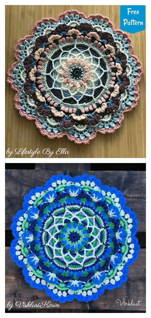 February Mandala Free Crochet Pattern