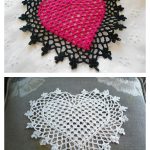 Heart Coaster or Mini Doily Free Crochet Pattern