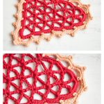 Heart Doily Free Crochet Pattern