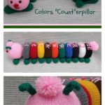 Knit Colors Count Caterpillar Baby Toy Free Pattern