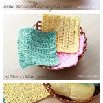 Star Stitch Washcloth Free Crochet Pattern