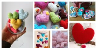 Valentine’s Day Crochet 3D Heart FREE Patterns