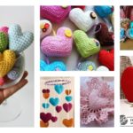 Valentine’s Day Crochet 3D Heart FREE Patterns