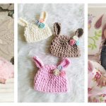 10 Adorable Bunny Hat Free Crochet Patterns