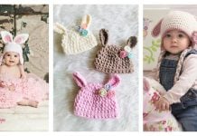 10 Adorable Bunny Hat Free Crochet Patterns