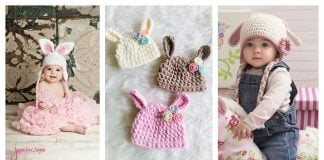 10 Adorable Bunny Hat Free Crochet Patterns