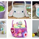 10+ Easter Basket Free Crochet Patterns