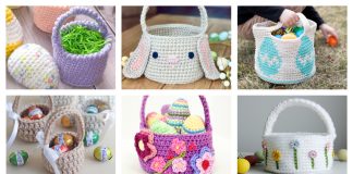 10+ Easter Basket Free Crochet Patterns