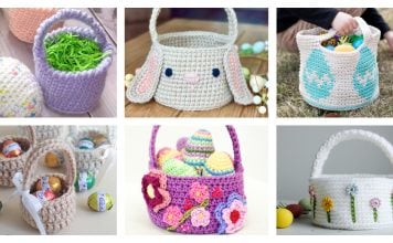 10+ Easter Basket Free Crochet Patterns
