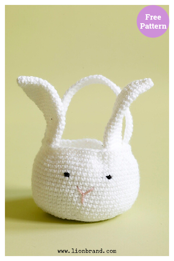 Amigurumi Bunny Basket Free Pattern 