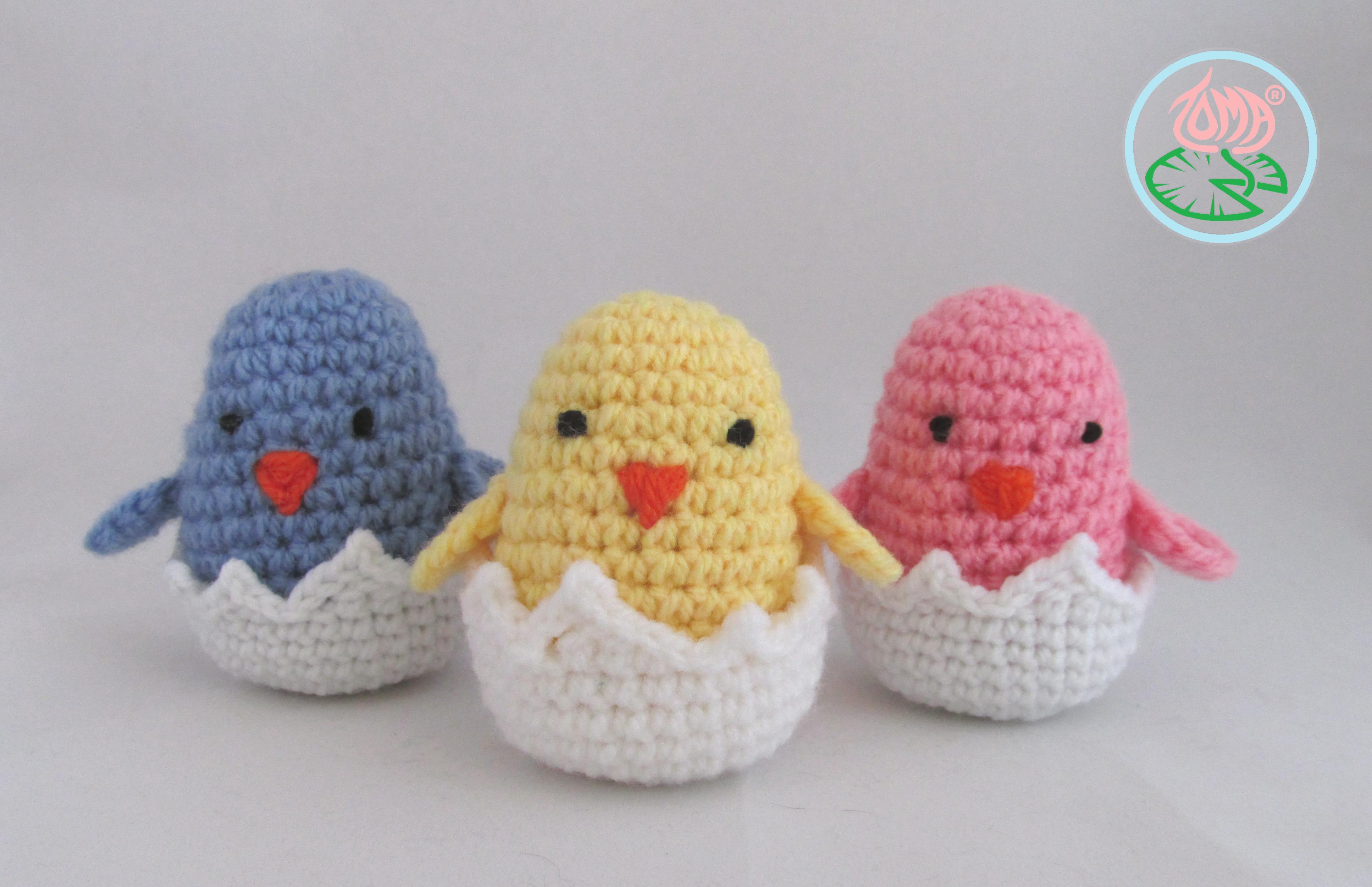 Amigurumi Hatching Easter Chicks Free Crochet Pattern