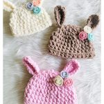 Bunny Hat  Free Crochet Pattern 2