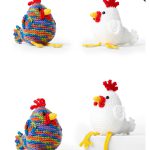 Chicken Rooster Free Crochet Pattern