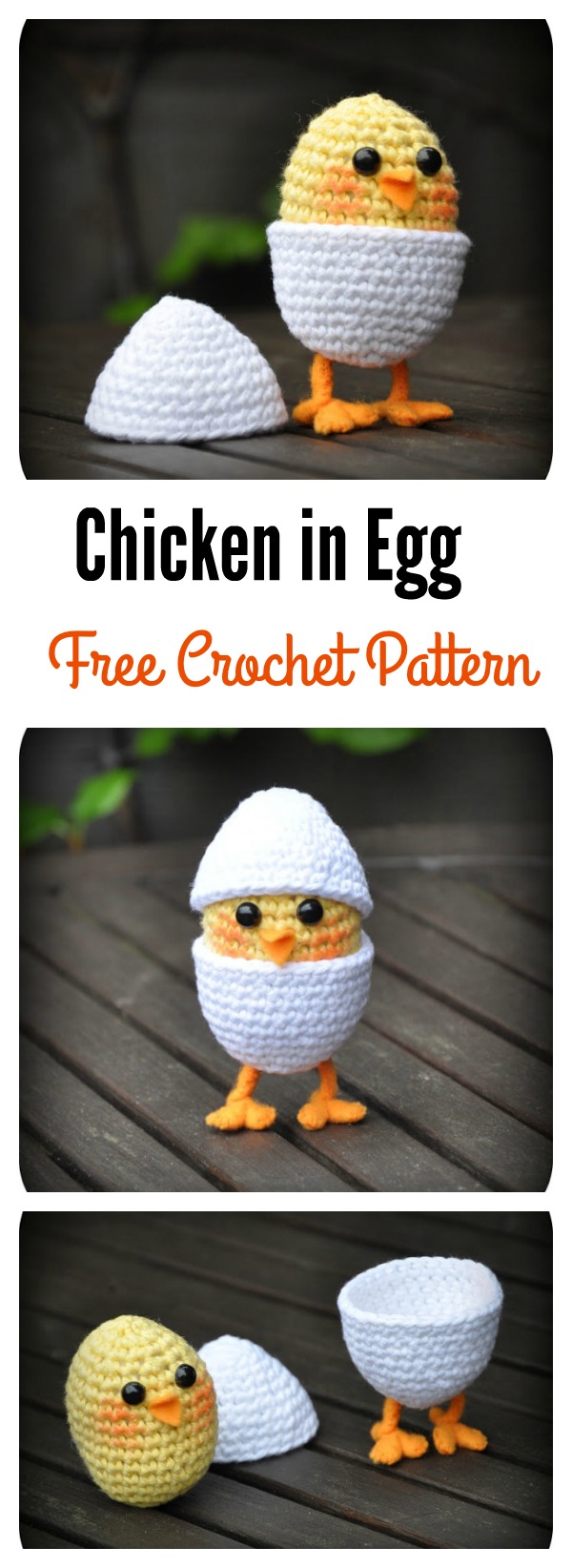 Chicken in Egg Free Crochet Pattern